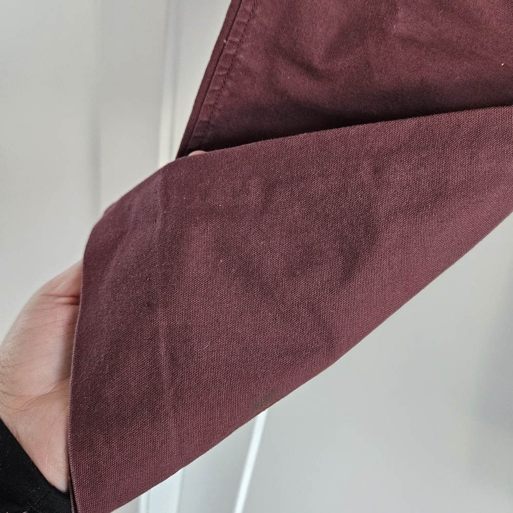Woolrich Boot Cut Pants in Deep Wine - Picture 3 of 4